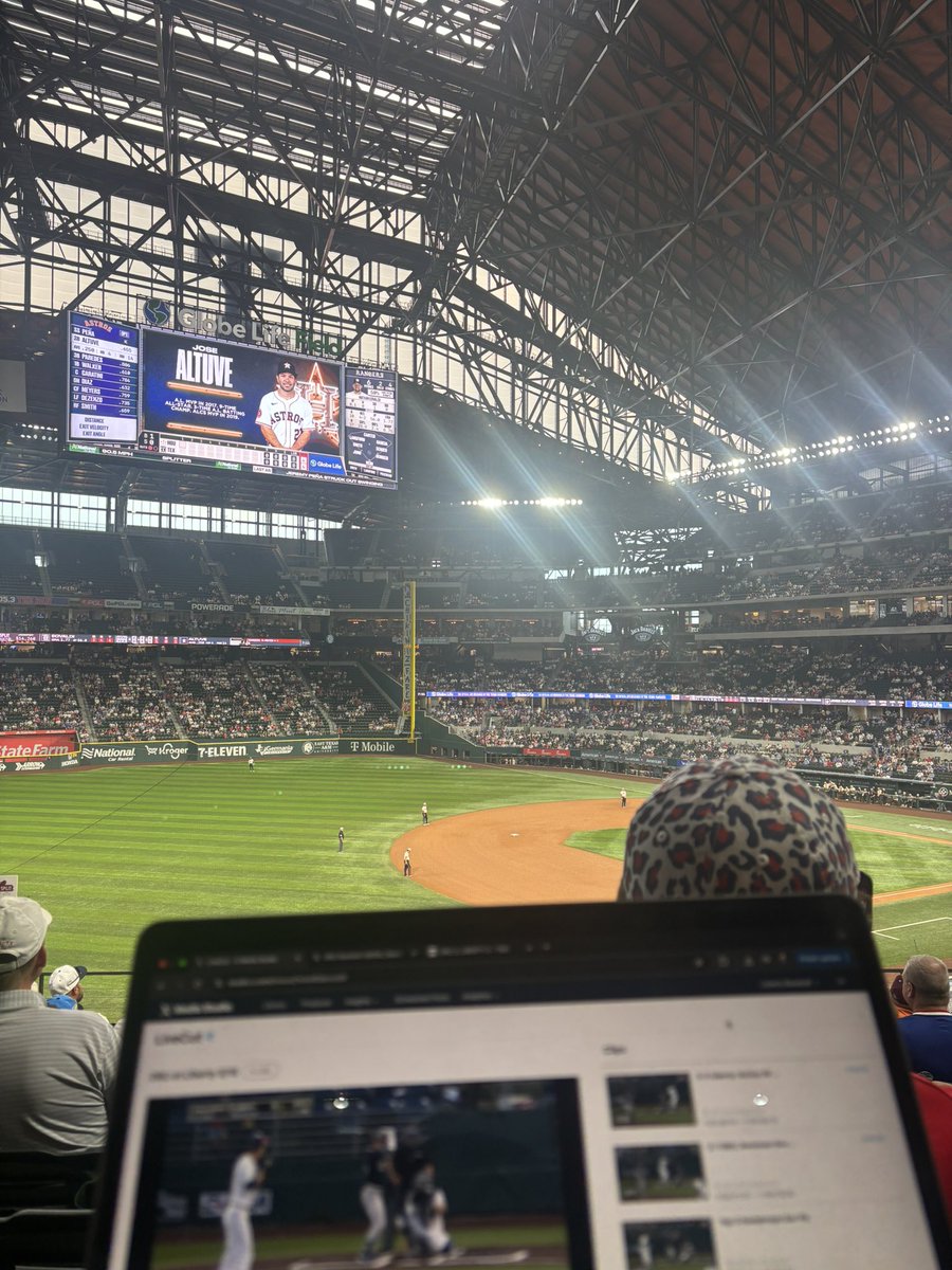 i promise i’m working.

#BestBaseballinDallas #BuiltForThis