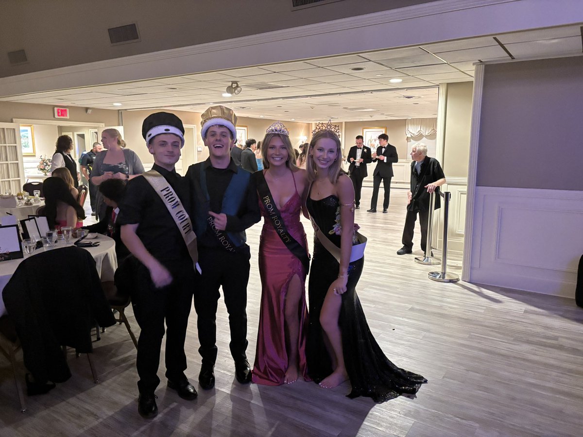 Here’s what Prom Royalty looks like.  Congratulations!!!