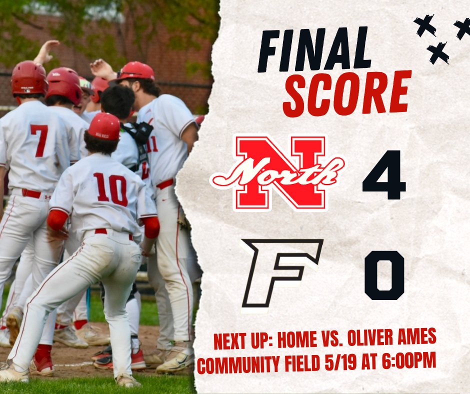 Complete Game Shut Out! Silva leads Big Red over the Warriors!
Silva 7IP 3H 8K 0R 1BB
Paradis, Crovo, Torres, Belanger, Charette each with a hit. Crovo and Torres with huge 2 out RBIs. Martello 2BB 2R, solid defense at SS