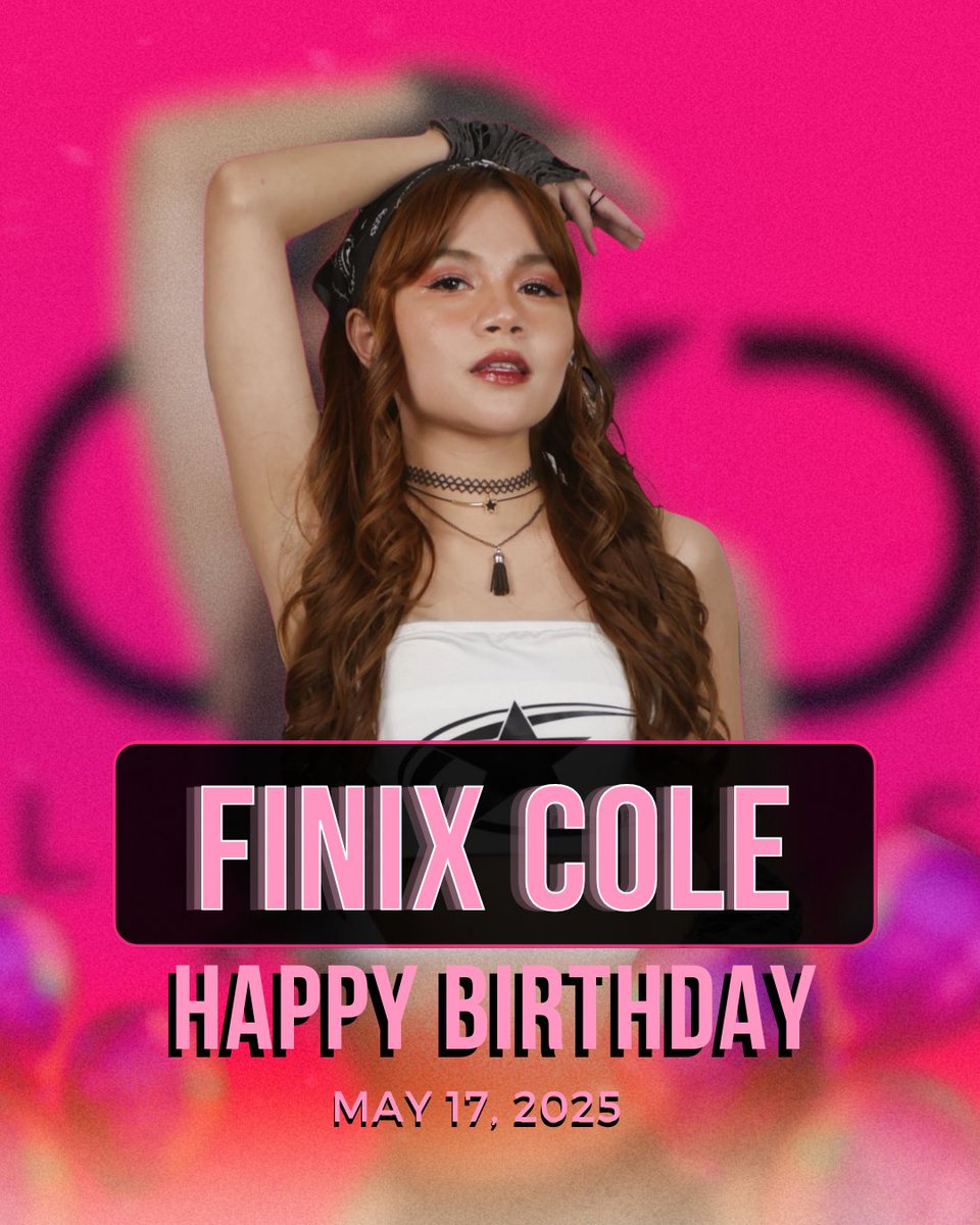 It's not just a bright day—it’s Cole’s day! ☀️🎉

Happy Birthday to the sunshine of FINIX!Keep shining, keep rising, and keep making us Thirsty for more.🎂🥂

#FINIX #FINIX_Cole #GKDLabels