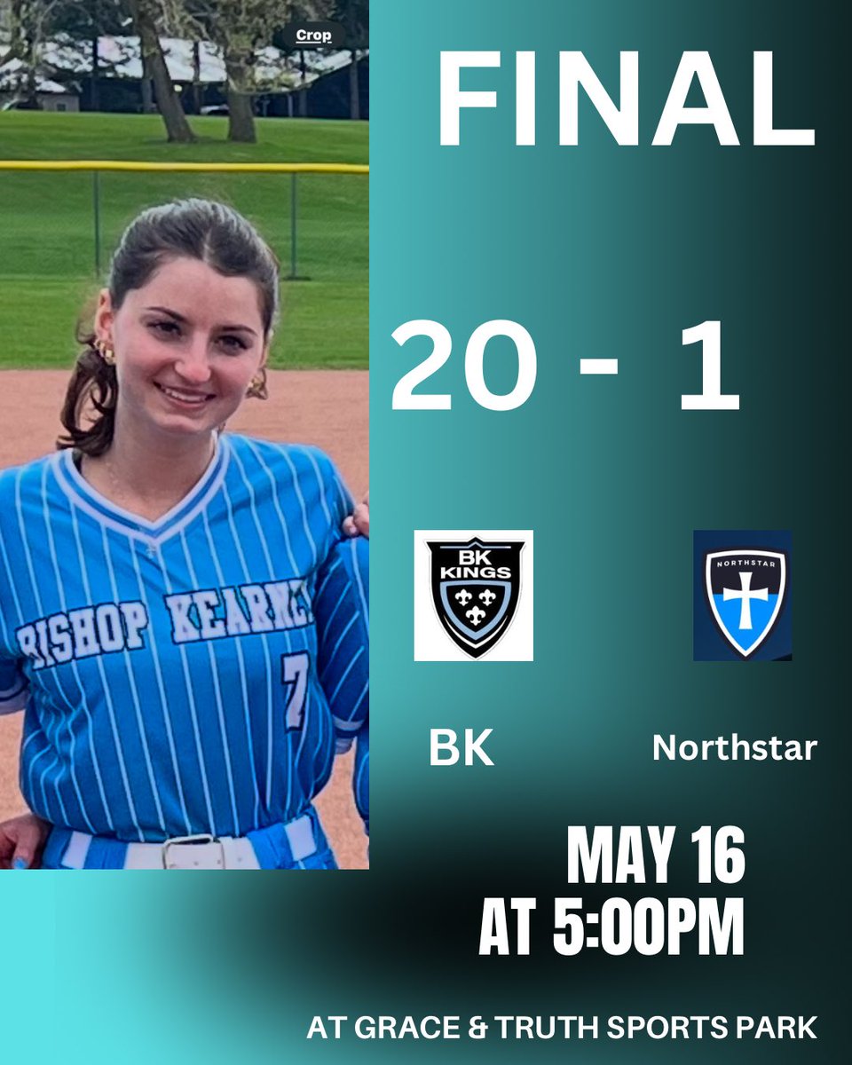 BK Lady Kings (8-2) gets the win over Northstar Christian. Morgan Walton lead the offense going 4-4 with Double &amp; 6RBIs.  Alaina Ruffino 3-4 4RBIs. Claire Spears 3-5 2RBIs. Miami Jones 2-3 2RBIs. Coral Enscoe 2-4 2RBIs. Allie Decker 5.0 IP 4 Hits 1Run 1 ER 1BB 9Ks.