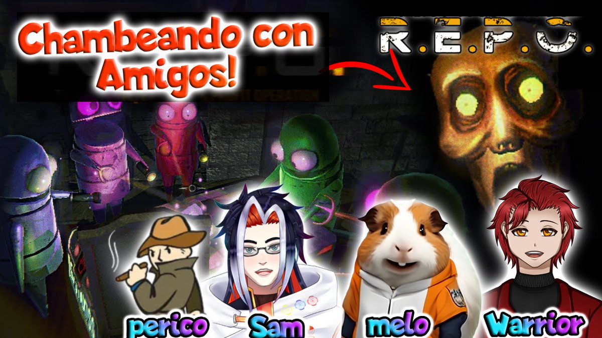 samdreint's tweet photo. 🚨 ¡Es noche de collab y caos! 🚨
Hoy nos reunimos para una noche llena de acción y risas en R.E.PO con panas. 🎮✨

 No te pierdas este viernes de juegos, donde la estrategia y la locura van de la mano. ¡Únete al directo y sé parte de la aventura!
#REPO #VTuberES #VtuberJAP https://t.co/sURaygS3Ro
