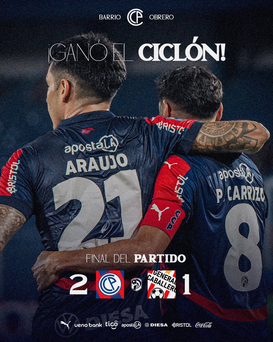 🏟️ ¡Final del partido!

💙❤️¡VICTORIA DEL CICLÓN!💙❤️

#CCPvsGC | 2-1

🌪️ #𝑱𝒖𝒆𝒈𝒂𝑬𝒍𝑪𝒊𝒄𝒍ó𝒏 🔵🔴