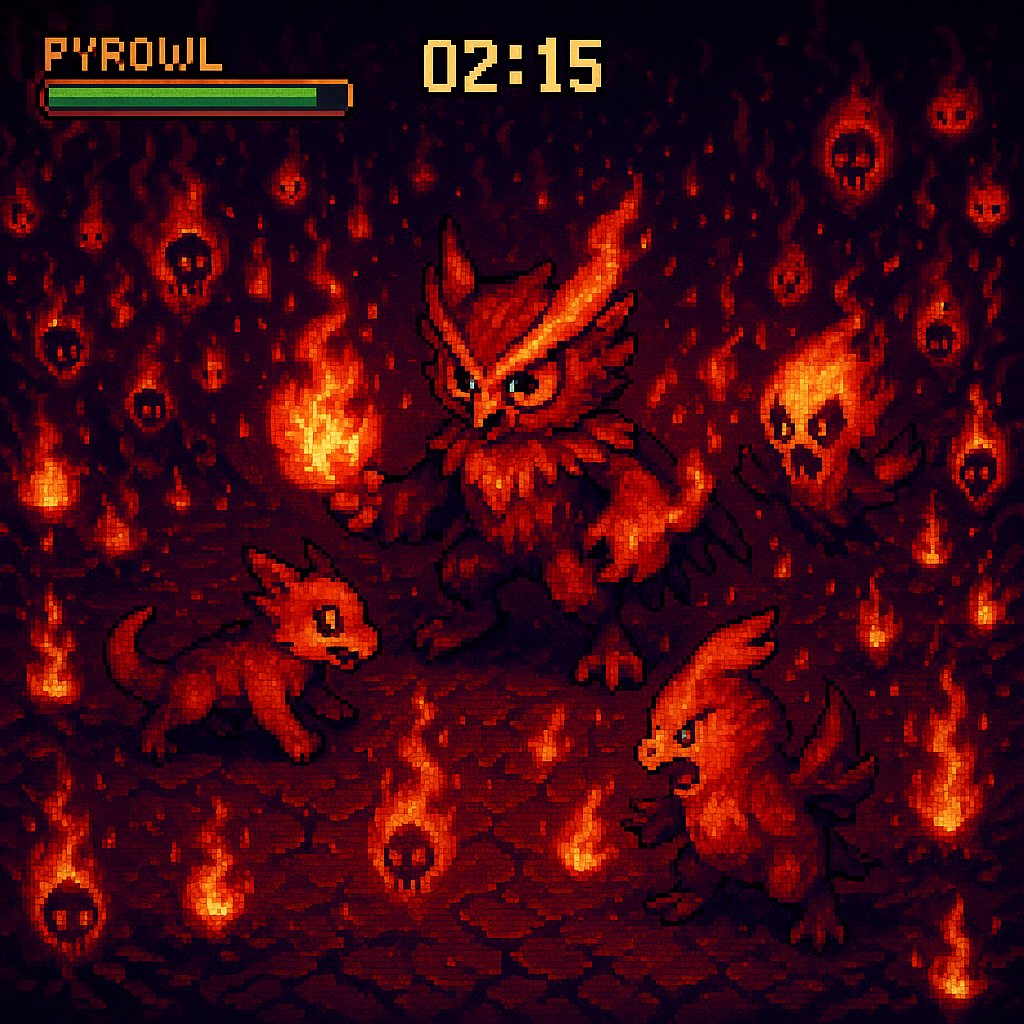 RogueOfFlamme's tweet photo. 🔥 PYROWL IS ON FIRE 🔥
Waves of enemies melt in his path.
The chaos begins. The flame shows no mercy.
🎮 Rogues of Flame
🔥 Join before it burns everything.
#GameFi #CryptoGaming #PlayToEarn #PixelArt #PYRO #Solana https://t.co/blpUelrIHh