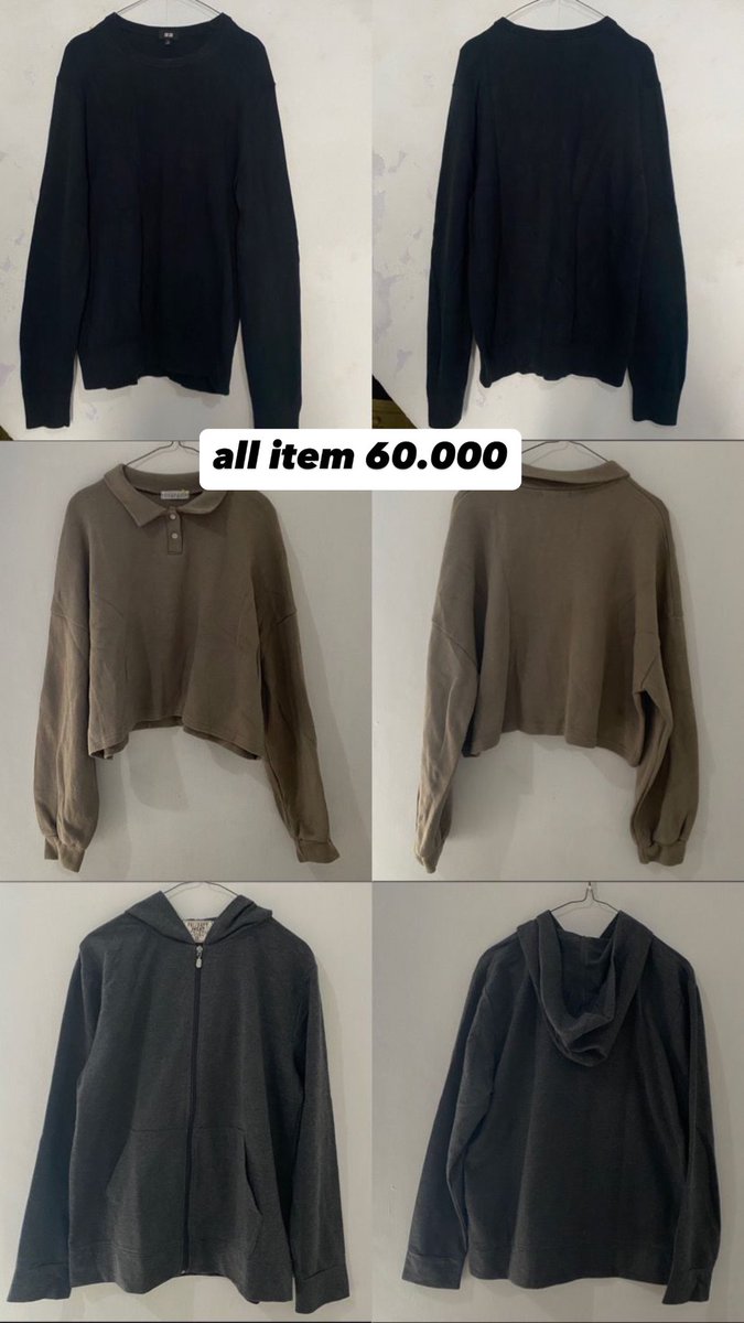 Vallentfbiii's tweet photo. guys aku mau jual beberapa sweater dan hoodie, harga 60rb semua 🥰 #zonauang️ https://t.co/teetFVi9Rg