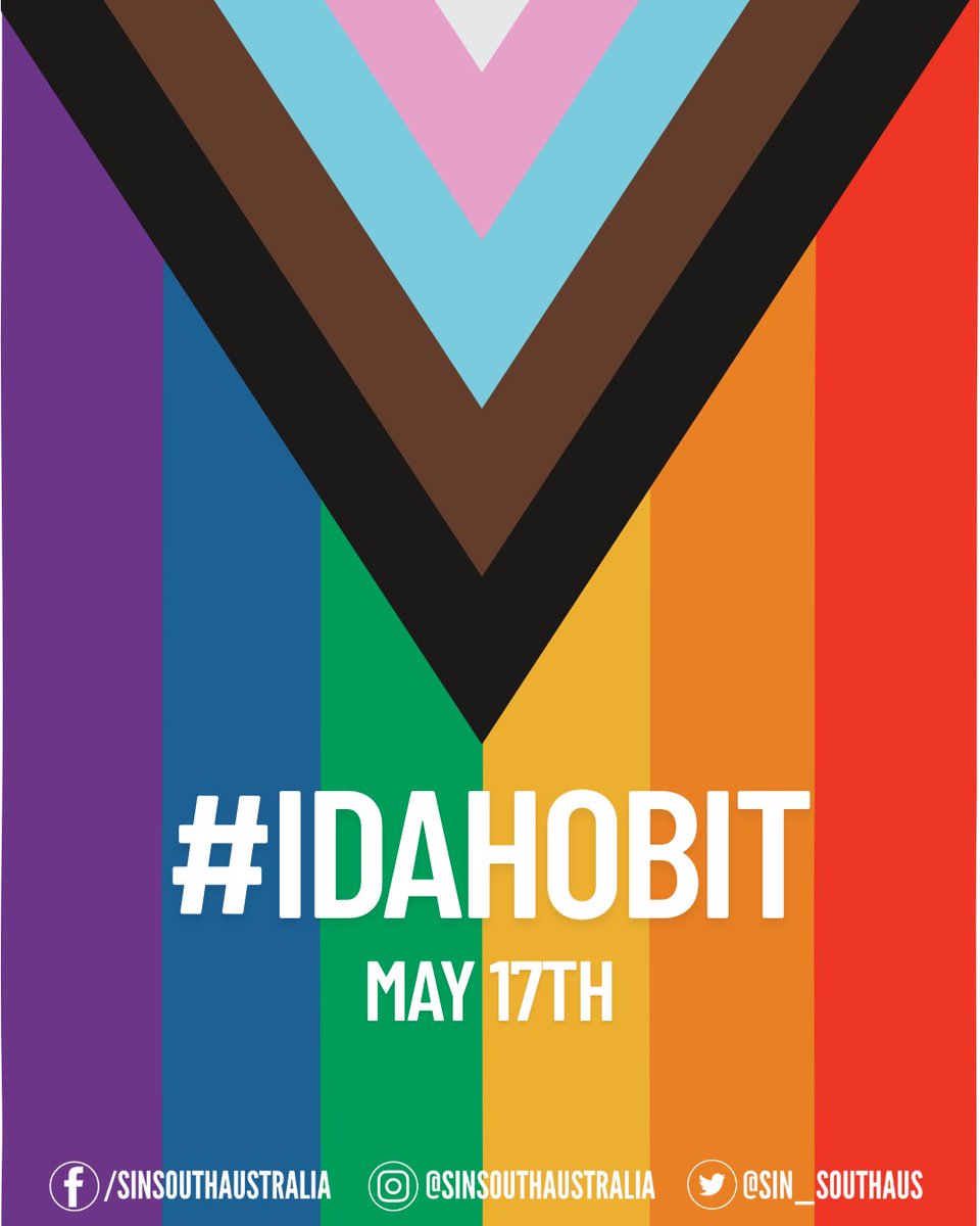Today is International Day Against Homophobia, Biphobia and Transphobia #IDAHOBIT
#IDAHOBIT is observed annually on May 17th and is a day for raising awareness of violence, discrimination, and repression of LGBTQIA+ people worldwide. ❤️🌈🏳️‍⚧️
