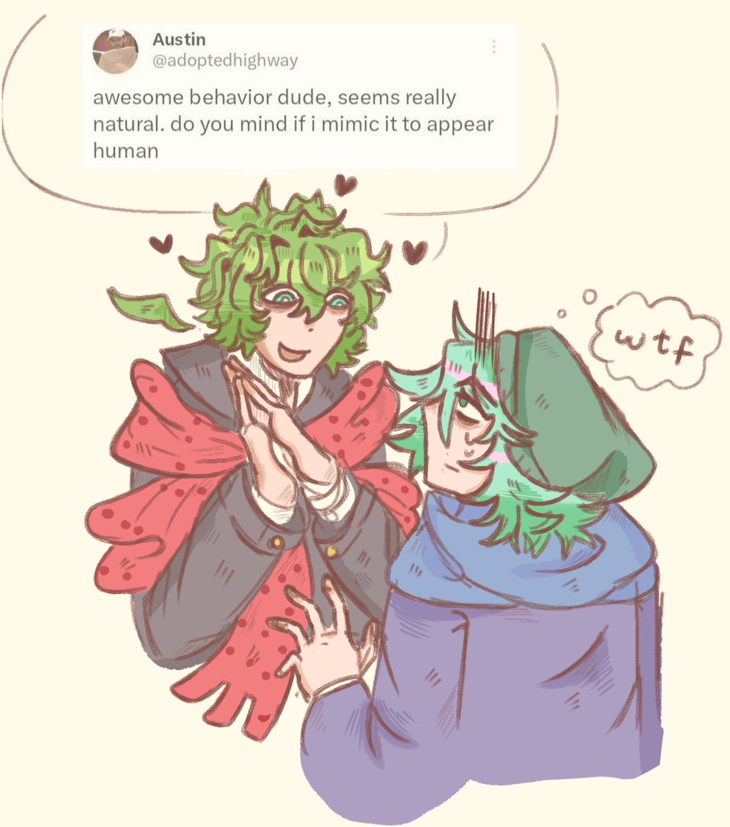 saintscarf's tweet image. The need to psychoanalyze human behavior while simultaneously rejecting your own humanity.

#soushin #ソウシン