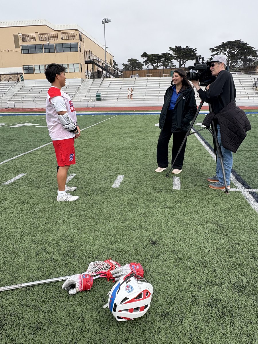 Check out a story on the SI Varsity Boys Lacrosse squad with <a href="/CristinaKTVU/">Cristina Rendon</a> on <a href="/KTVU/">KTVU</a>'s Sports Focus this Sunday, May 18 at both 930am and 630pm. Go Cats! #WestCoastLAX