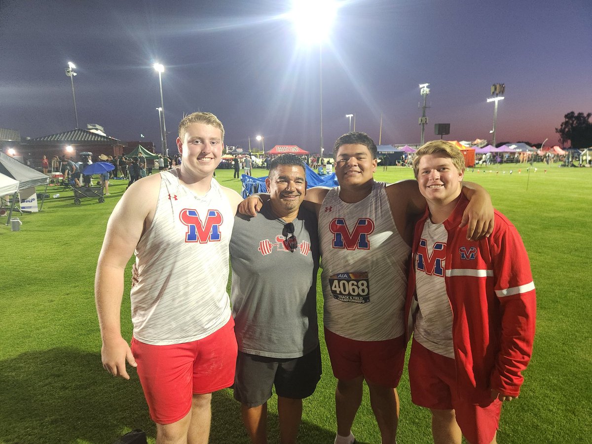 Tony Tabor (@coachtabor33) on Twitter photo Adam Pierce finished 8th in the state Open Division shot put with a PR throw of 51-1/2 inch! Very proud of him! Tavita Ta'ase, Peyton Foster and Claire Komenda all qualified for Div 1 state. Great year with this bunch! <a href="/MVToro_Football/">Toro Nation</a> <a href="/MVTOROS_AD/">MV Toros Athletics</a> Adam Pierce finished 8th in the state Open Division shot put with a PR throw of 51-1/2 inch! Very proud of him! Tavita Ta'ase, Peyton Foster and Claire Komenda all qualified for Div 1 state. Great year with this bunch! <a href="/MVToro_Football/">Toro Nation</a> <a href="/MVTOROS_AD/">MV Toros Athletics</a>