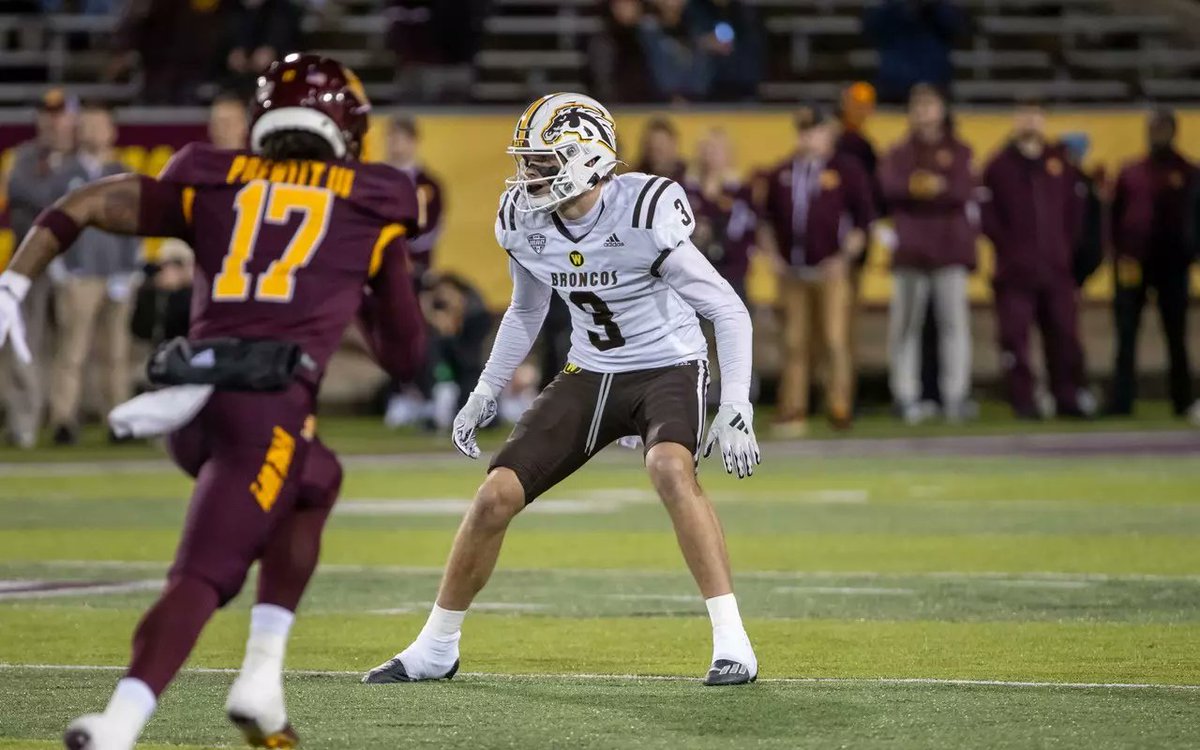 HERO Sports (@herosportsnews) on Twitter photo 🔸#CFB G5 Spotlight🔸
Western Michigan DB Tate Hallock (<a href="/Thallock28/">Tate Hallock</a>)
-2025 Gr.
-6-4, 210 lbs
-All-MAC 2nd Team
-85 tackles, 5 TFLs, 4 INTs & 9 passes defended in 2024
📸Adam Sheehan/<a href="/WMU_Football/">Western Michigan Football</a>
<a href="/CoachLT39/">Lance Taylor</a> <a href="/Coach_OLeary/">Chris O'Leary</a> <a href="/SSN_WMU/">Sidelines-Western Michigan</a> 🔸#CFB G5 Spotlight🔸
Western Michigan DB Tate Hallock (<a href="/Thallock28/">Tate Hallock</a>)
-2025 Gr.
-6-4, 210 lbs
-All-MAC 2nd Team
-85 tackles, 5 TFLs, 4 INTs & 9 passes defended in 2024
📸Adam Sheehan/<a href="/WMU_Football/">Western Michigan Football</a>
<a href="/CoachLT39/">Lance Taylor</a> <a href="/Coach_OLeary/">Chris O'Leary</a> <a href="/SSN_WMU/">Sidelines-Western Michigan</a>
