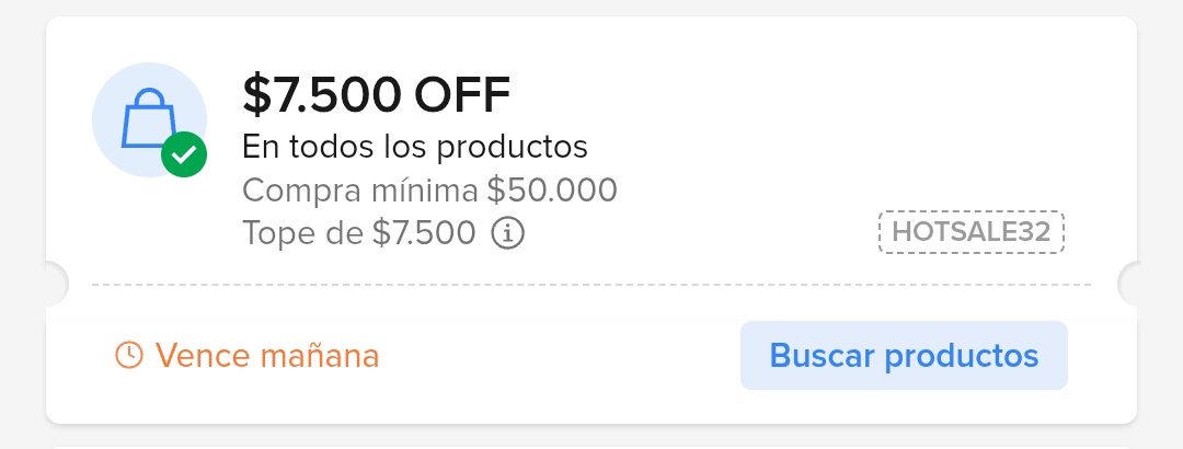 Cupon Mercado Libre de 7500: HOTSALE32
HOTSALE46
