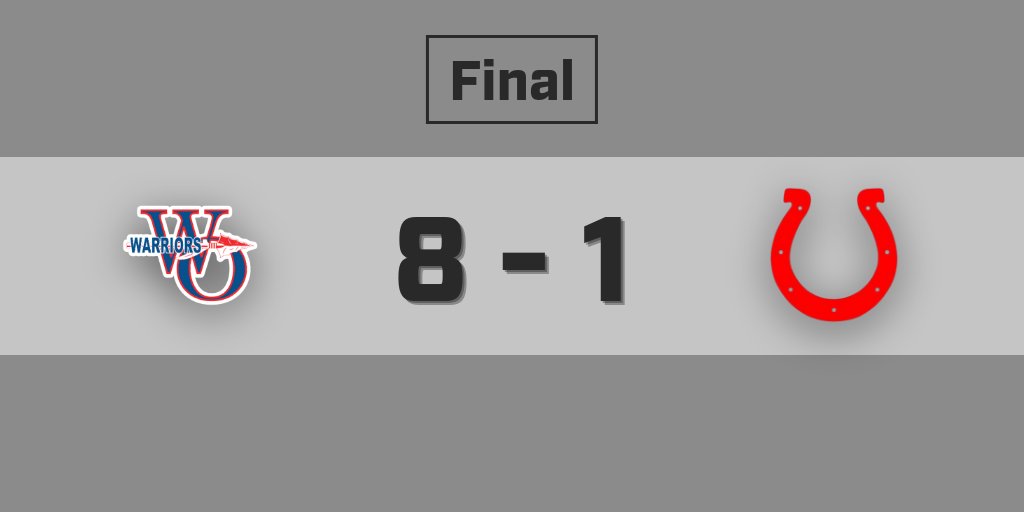 Lady Mustangs fall at home by a score of 1-8.