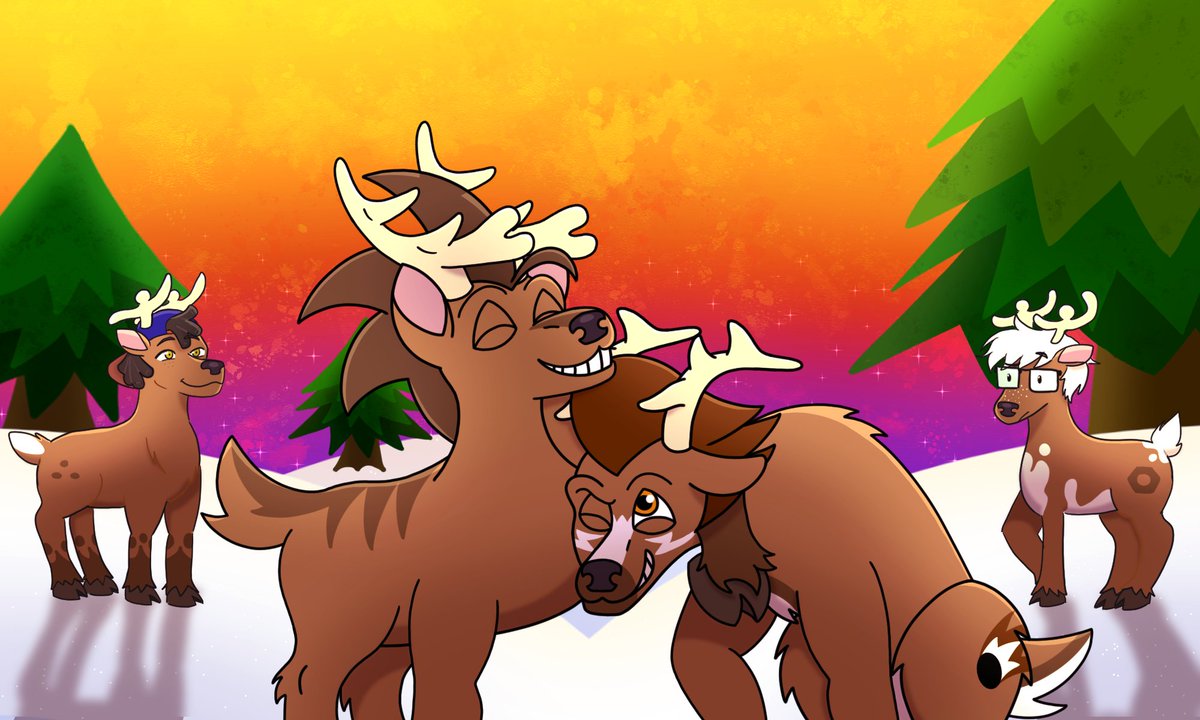 FortuneStefon's tweet image. Never on time for these things. *Le Sigh*

But #IndieAnimationDay is today, and I have one. An Indie animation that is. My series "Taking on the Reins"

Stay tuned for more Deer content.

#cartoon 
#TakingOnTheReins
#indieanimation 
#Reindeer