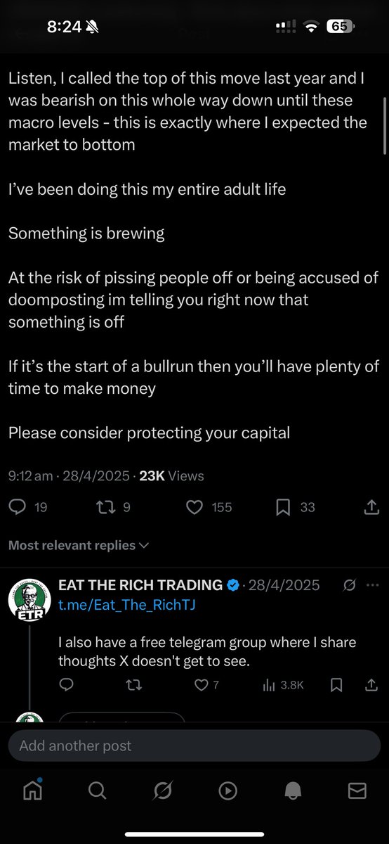 EAT THE RICH TRADING tweet media