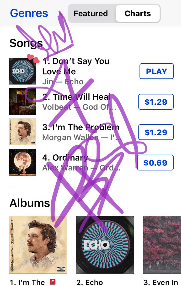 BadBxtch55's tweet photo. 🗣️ #USMY 🇺🇸 WE DID THAT US•ARMY 💜
Thank you Global ARMYs 🫂 #onlyBTS
DONT SAY YOU LOVE ME
ECHO BY JIN OUT NOW
#에코_진에게_가는_여정 #Jin
#DSYLM_그래도사랑한다말할래 #BTSJIN
#JIN심은_Echo가되어_컴백 #Jin_Echo https://t.co/o9hVLdrCB7