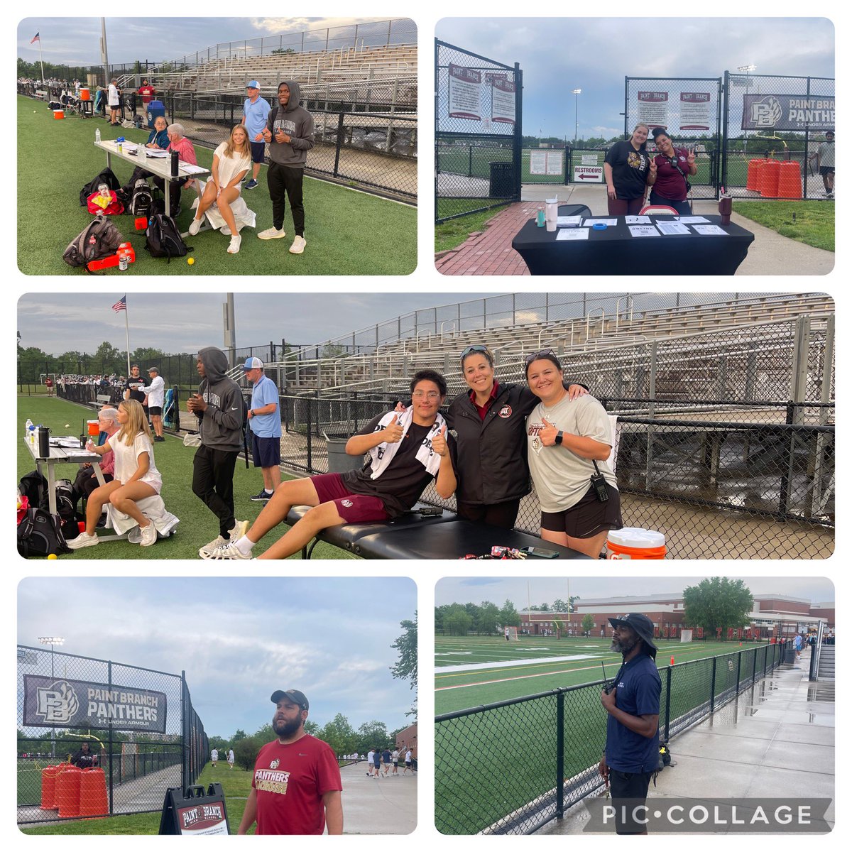 Thank you to this crew <a href="/pbhs_sports/">PB Athletics</a> for managing the weather so <a href="/MPSSAA_Org/">MPSSAA</a> State Semifinals are played this evening! We appreciate you! #WeRAISE