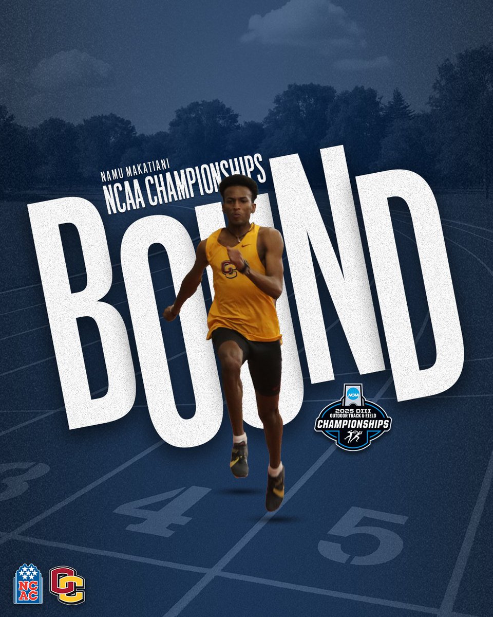 NCAC (@ncac) on Twitter photo ๐๏ธ Ticket Punched ๐๏ธ
Congratulations to <a href="/Yeo_Athletics/">Oberlin Athletics</a>' Cole Fuller (400H), Walter Moak (steeplechase), and Namu Makatiani (TJ) on qualifying for the 2025 <a href="/NCAADIII/">NCAA Division III</a> Outdoor Track & Field Championships!
#NCACPride | #d3tf ๐๏ธ Ticket Punched ๐๏ธ
Congratulations to <a href="/Yeo_Athletics/">Oberlin Athletics</a>' Cole Fuller (400H), Walter Moak (steeplechase), and Namu Makatiani (TJ) on qualifying for the 2025 <a href="/NCAADIII/">NCAA Division III</a> Outdoor Track & Field Championships!
#NCACPride | #d3tf