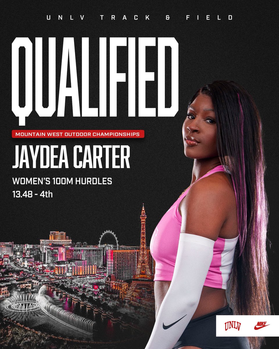 unlvtfxc's tweet image. Jaydea Carter taking care of business in the 100m hurdles!!!!!

#MWOTF | #MakingHerMark | #BrickBy🧱