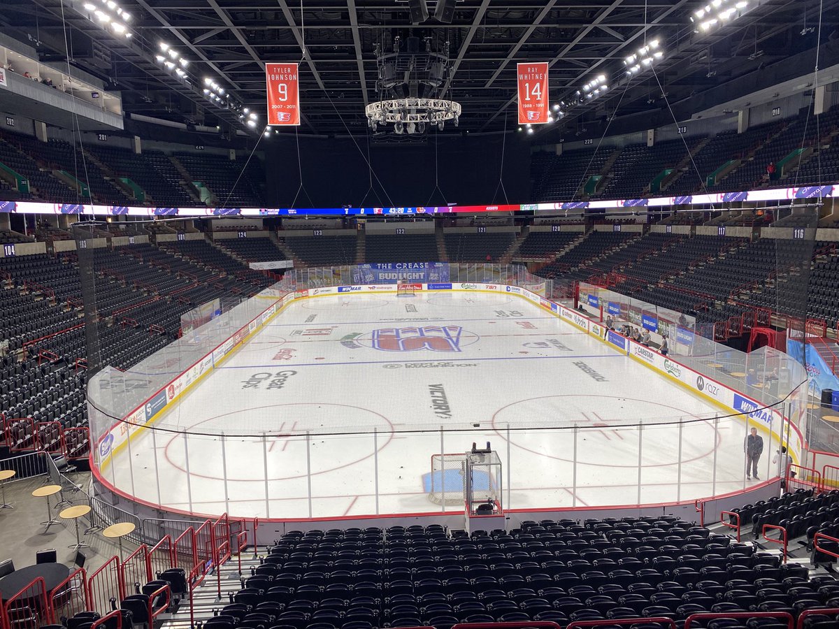 Katelyn Gallaway (@katelyngallaway) on Twitter photo Getting ready for puck drop in game 5 between <a href="/spokanechiefs/">Spokane Chiefs</a> and Medicine Hat. The Tigers have Gavin McKenna back, as well as a few other key players. The Chiefs need to win this game or their season is done Getting ready for puck drop in game 5 between <a href="/spokanechiefs/">Spokane Chiefs</a> and Medicine Hat. The Tigers have Gavin McKenna back, as well as a few other key players. The Chiefs need to win this game or their season is done