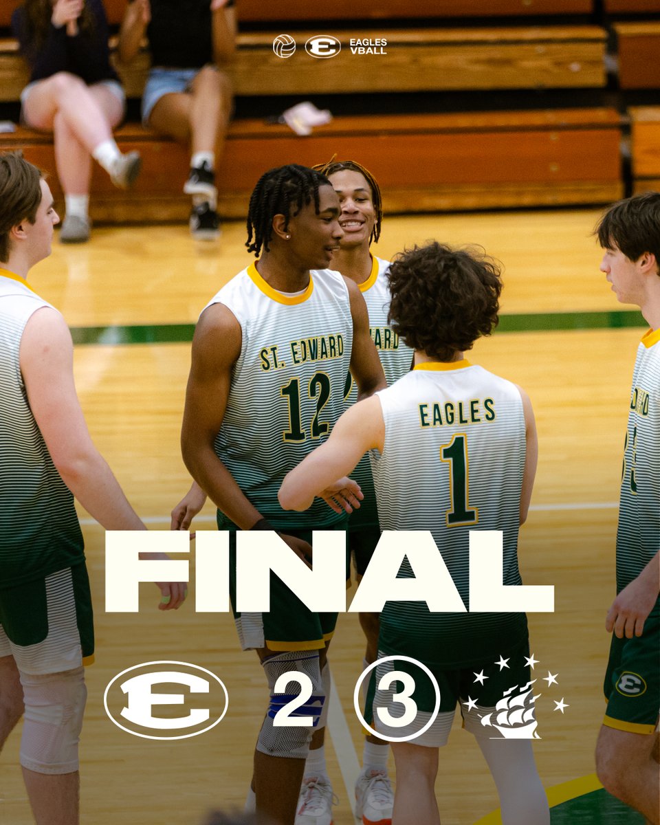 Final.

Thank you seniors for the legacy and brotherhood you've helped build here at St. Ed's.

#EaglesVB #EdsUp