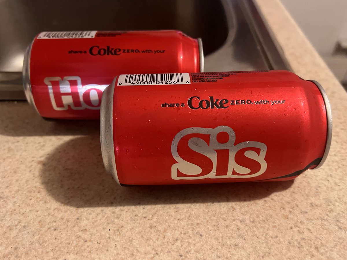 Finally, they made Coke cans specifically for me! 100% (un)satisfied