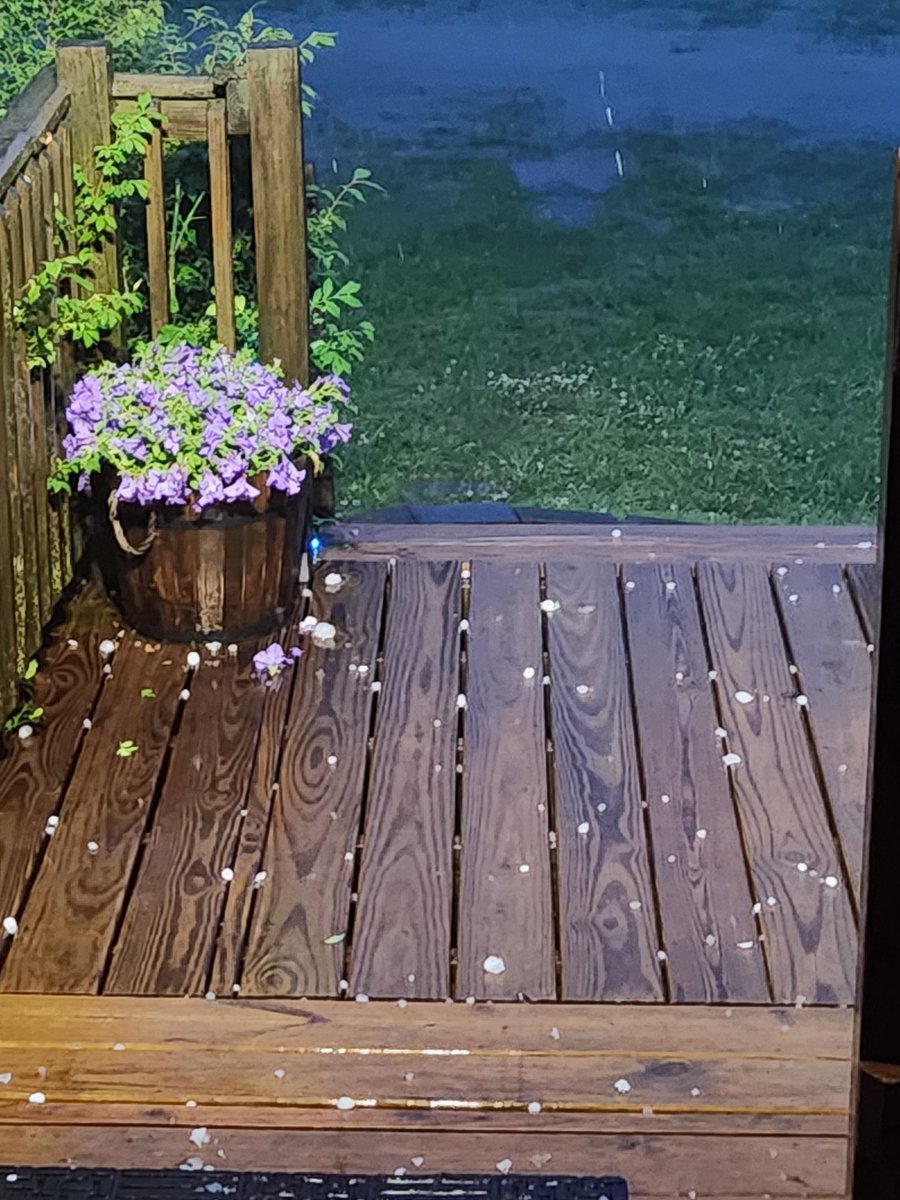 painterma3's tweet photo. Marble to golf ball size hail in Girkin a few minutes ago. @joeimel @ChrisAllenSkywx @WBKOWeather https://t.co/8MUeplXaYt