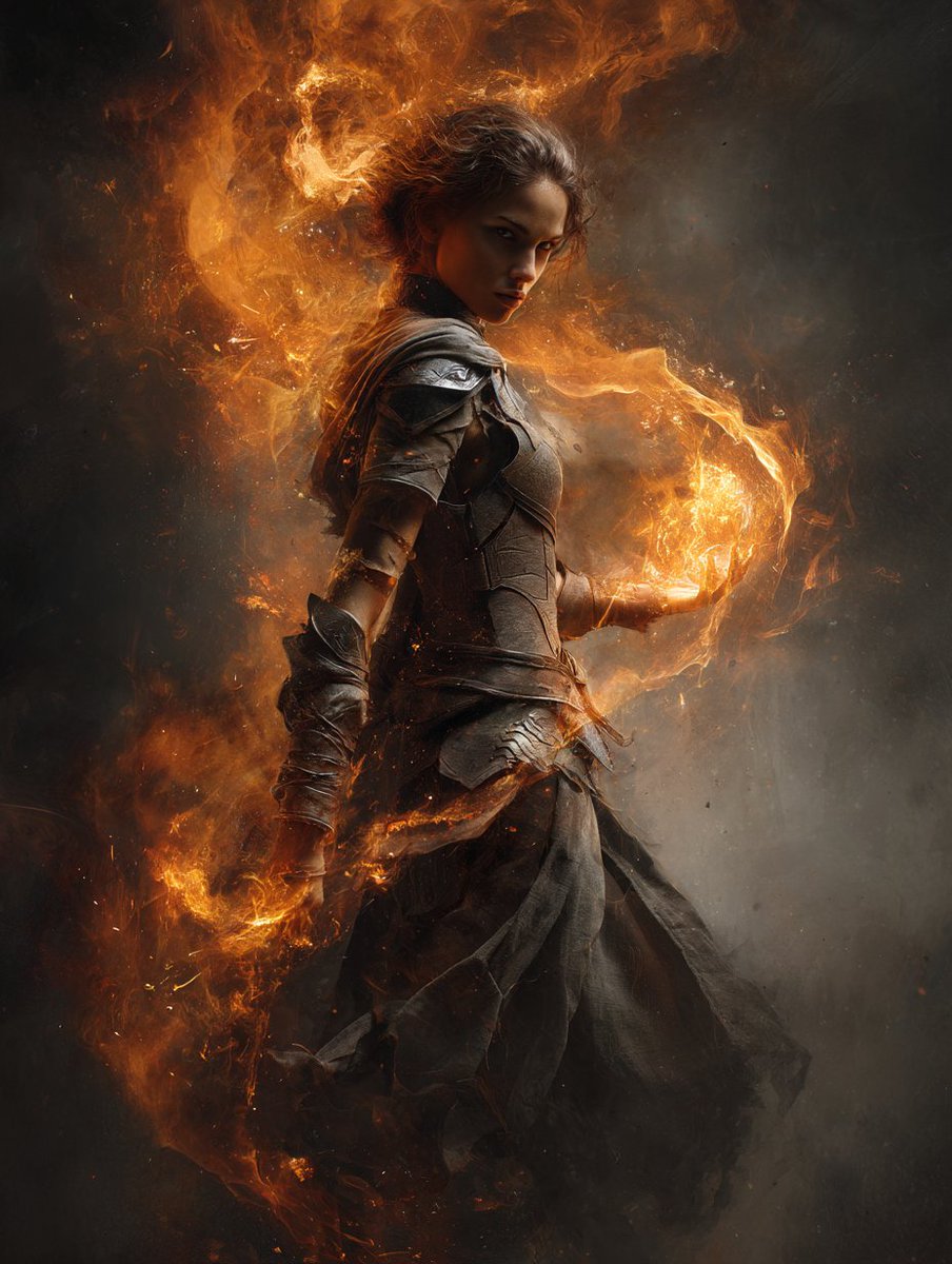 AllaAisling's tweet image. QT with your Fire Mage art