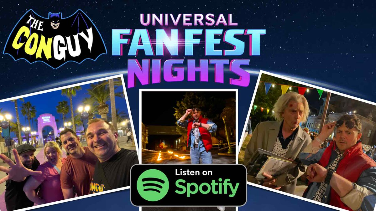 Celebrating #backtothefuture and #StarTrek at @unifanfestnights

Listen here: creators.spotify.com/pod/show/theco…