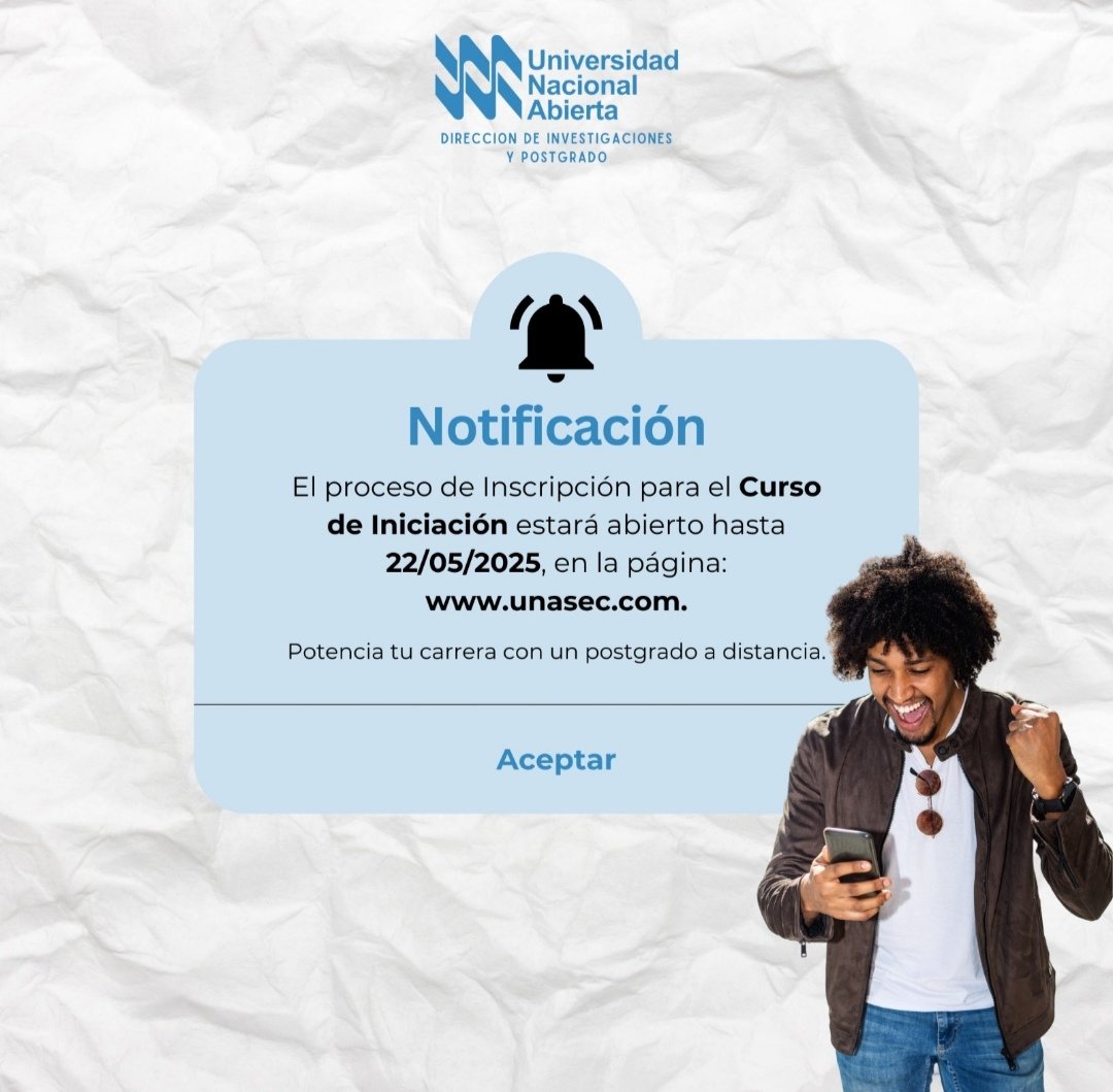 ATENCIÓN #Postgrado 👇🏼en la #UNA