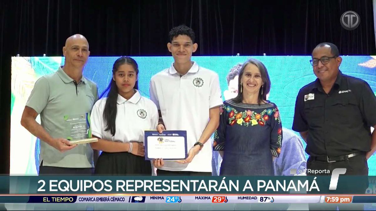 TReporta's tweet photo. Estudiantes midieron sus habilidades tecnológicas, de diseño y desarrollo de software en el #RoboCub 2025.
Estudiantes de Chiriquí y Veraguas ganaron la final y representarán al país en el torneo internacional en Brasil. https://t.co/LbI5Ic22xW