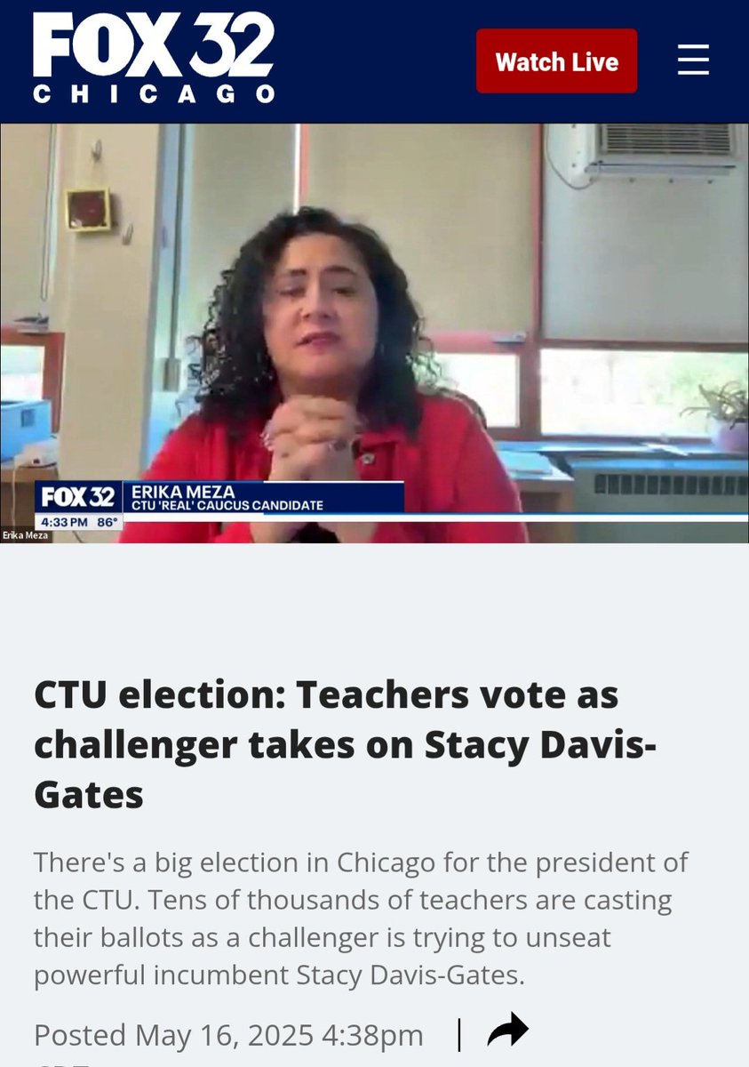 ErikaforCTU's tweet photo. Thanks for having me, @fox32news &amp; @paschutz.

See the clip here: https://t.co/gboEET5P6W

#GetREAL #CPS #CTU https://t.co/P5sviFvWGj