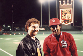 Anniversary year of the 1985 I-70 World Series. And I was there.  I got to meet Tito Landrum. We were both born in Joplin, Mo.
