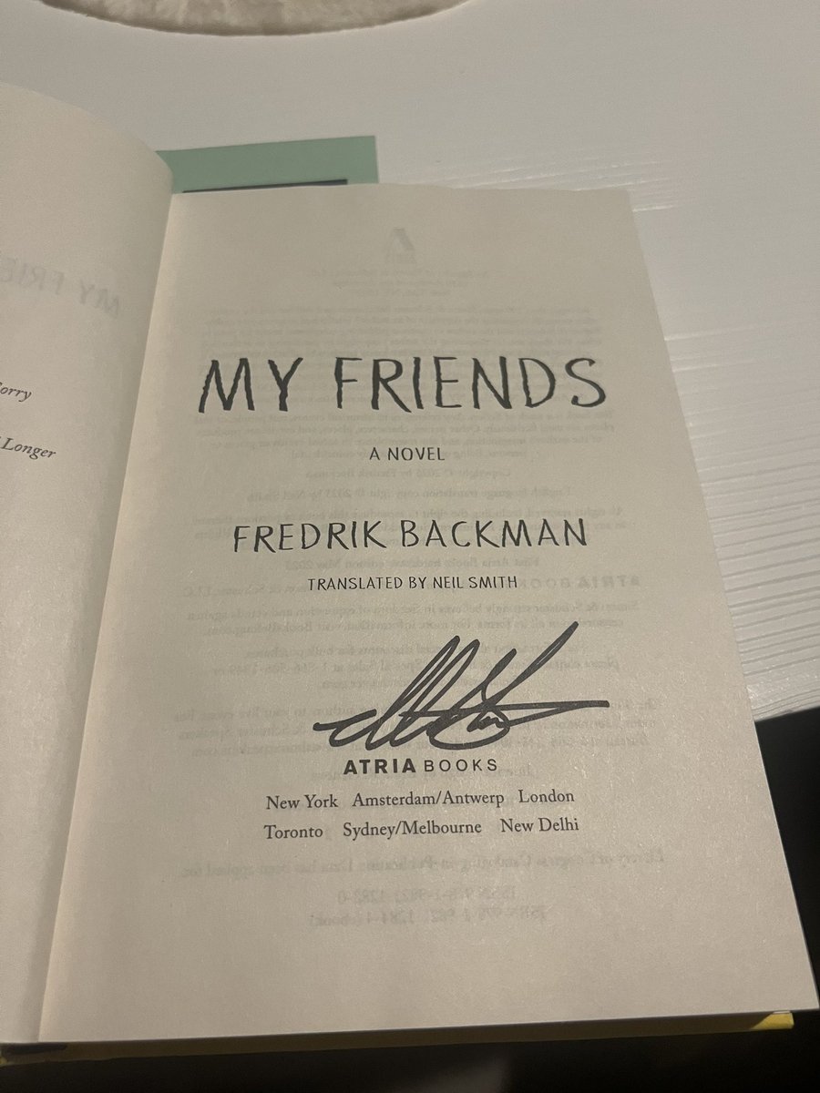 #APLitfamily - I spent my evening listening to Fredrik Backman. #fangirling