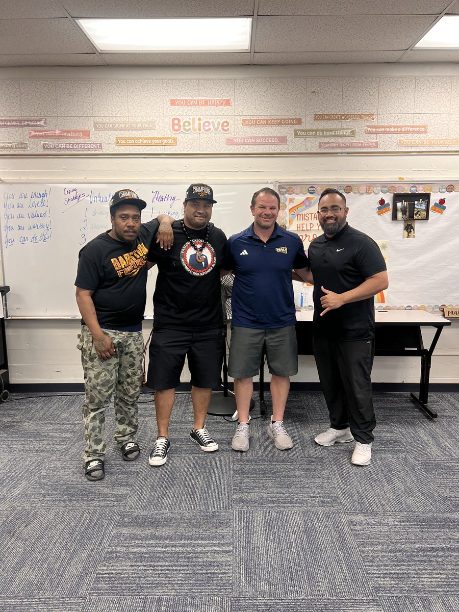 Barstow Football (@barstowftbl) on Twitter photo Thank you <a href="/CoachAdamClark/">Adam Clark</a> from <a href="/NAU_Football/">NAU Football</a> for stopping by the ‘Stow to recruit our Aztecs!
#WinTheDay #DOMINATE25
<a href="/AloLealofi41/">Aloalii Lealofi</a>
<a href="/CoachWeev_Goat/">Coach Weev</a>
<a href="/CoachMulitalo/">Christopher Mulitalo</a>
<a href="/Coach_Jones760/">Mark Jones</a>
<a href="/ZNiusulu/">Big Zach</a> Thank you <a href="/CoachAdamClark/">Adam Clark</a> from <a href="/NAU_Football/">NAU Football</a> for stopping by the ‘Stow to recruit our Aztecs!
#WinTheDay #DOMINATE25
<a href="/AloLealofi41/">Aloalii Lealofi</a>
<a href="/CoachWeev_Goat/">Coach Weev</a>
<a href="/CoachMulitalo/">Christopher Mulitalo</a>
<a href="/Coach_Jones760/">Mark Jones</a>
<a href="/ZNiusulu/">Big Zach</a>