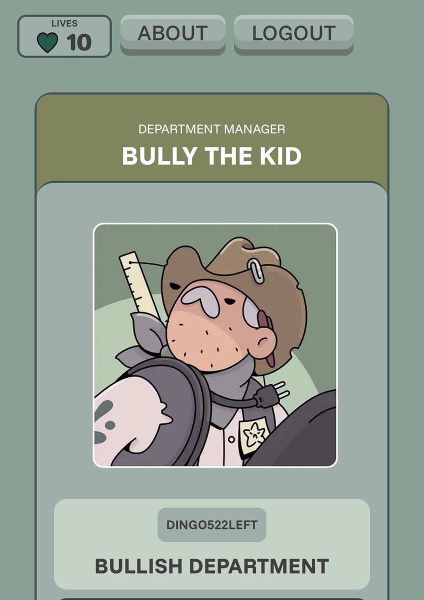 Ready to bully every department! <a href="/doodles/">doodles</a> <a href="/BullyBigPump/">BULLY THE KID</a>
