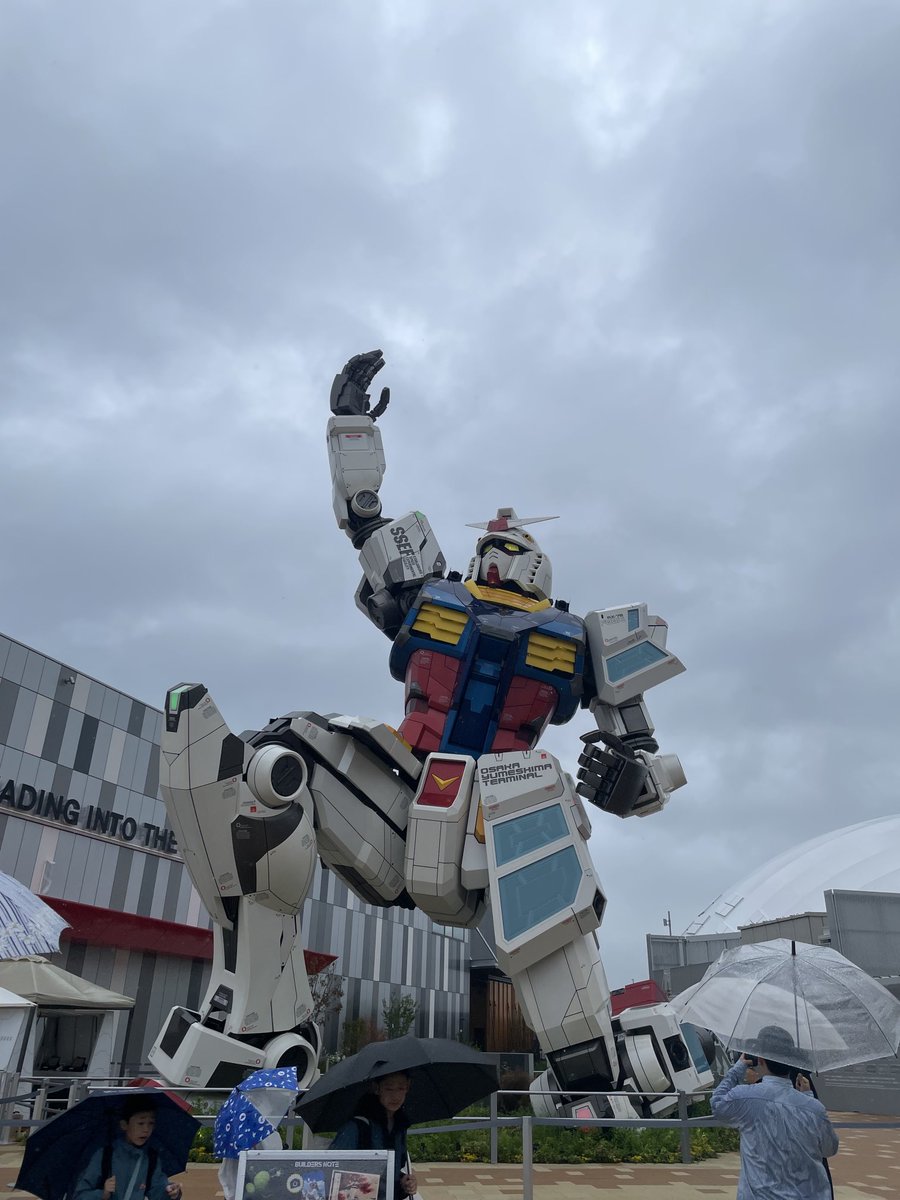 picarinblog1's tweet photo. 大雨の大阪関西万博。風も強いのでポンチョが大活躍です！悪天候に関わらずイタリア🇮🇹艦は9時半ですでに2時間以上待ち。ゆっくり楽しみます https://t.co/2cUaw0cjAB