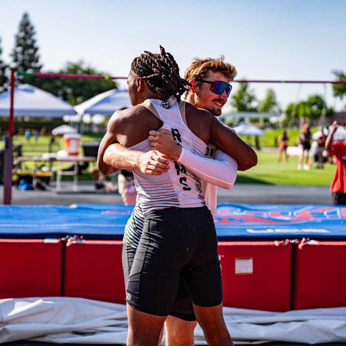 CSUTrackFieldXC's tweet photo. Rams go 1-2 in the HJ 🤘

What a battle between the teammates!

#Relentless x #CSURams https://t.co/4zri7PMdpr