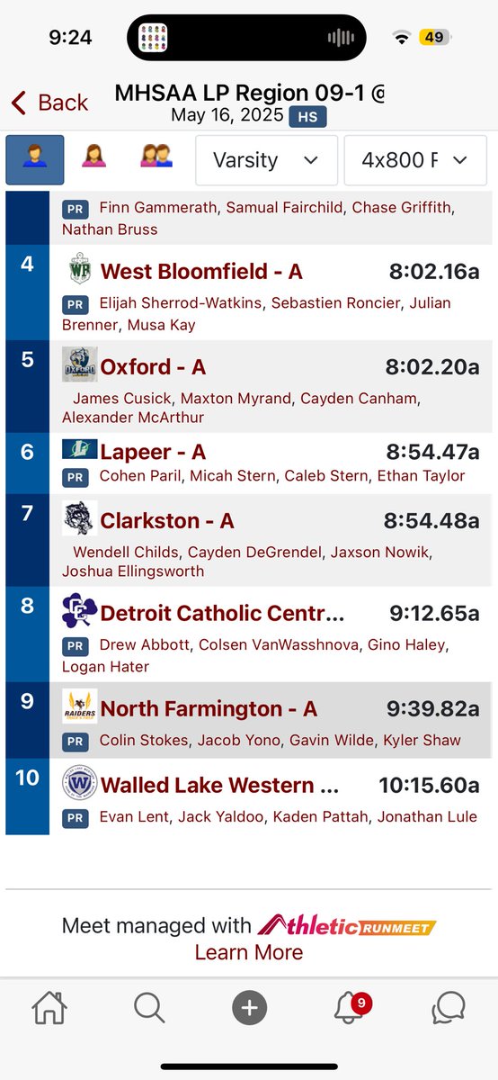 colinstokes_'s tweet photo. Blessed to run at Regionals
With a New Pr in the 300 Hurdles Of 45.03 and a 4x800 Spilt of 2:18 https://t.co/MbW468j5go
