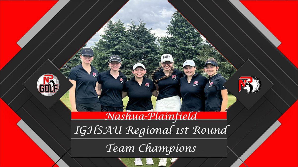 NPGGolf's tweet photo. On an extremely windy day, @NPGGolf prevailed and finished at the top of the IGHSAU Regional 1st Round held at Lone Pine CC in Colesburg. Led by medalist Faith Franzen's 84, the Huskies carded a 382 team total. The Huskies advance to the Regional Final on Wed, May 21 at Wyoming. https://t.co/Mh7Eq3XpI4