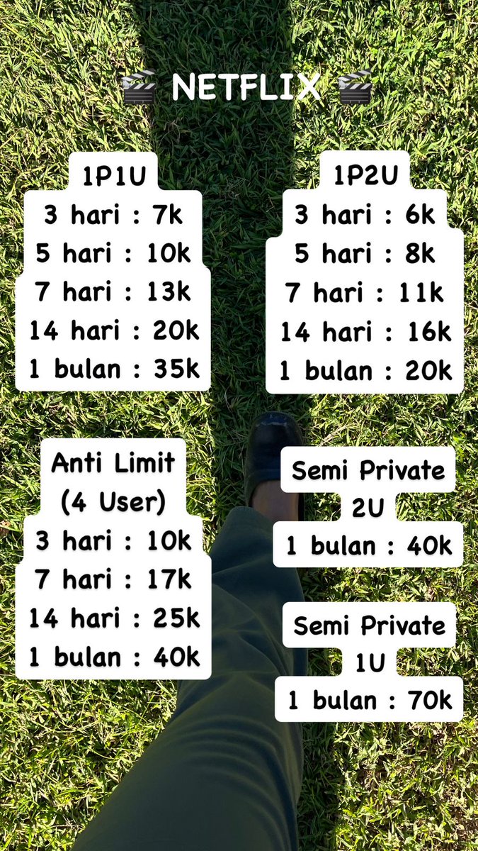 agood_hug's tweet photo. Bismillah banjir orderan Netflix murmer guysss 
langsung aja yukk wa https://t.co/sxsTaOQarl  
#zonauang️ #Netflix #zonajajan #jualan #jajan https://t.co/MqZKdZJupa