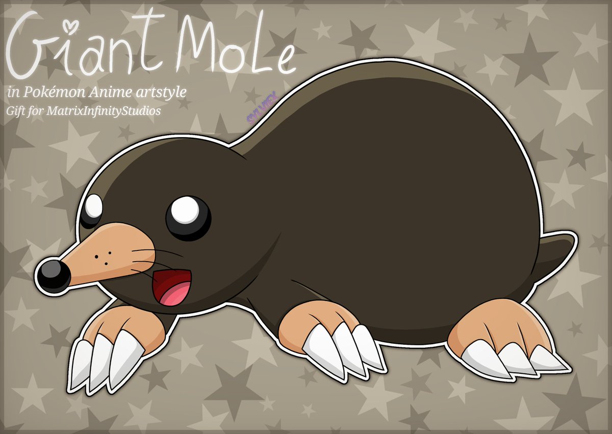 BG_Return's tweet photo. Giant Mole In Pokémon Anime artstyle
#oldschoolrunscape #Pokemon #anime #art #digitalart #artstyle #artist #illustration #mole #giant_mole #animal #furry #anthro #kawaii #cute #giftart #matrixinfinitystudios #ibisPaintX #nintendo #gamefreak #thepokemoncompany https://t.co/5ufiwj2xf8
