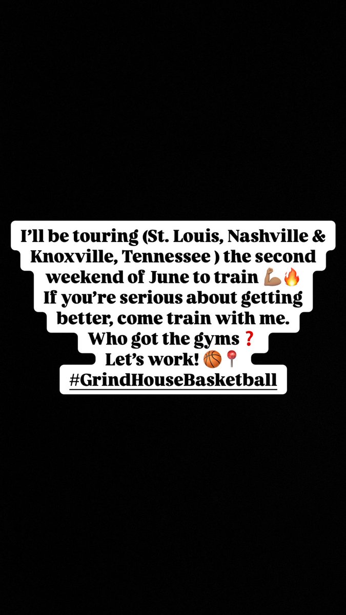 GrindHouseBB's tweet photo. @GrindHouseBB IS COMING TO ⬇️⬇️⬇️
St. Louis | Nashville | Knoxville
#GrindHouseBasketball #iTrainWithMarcusWalker https://t.co/czlmRXHOTO