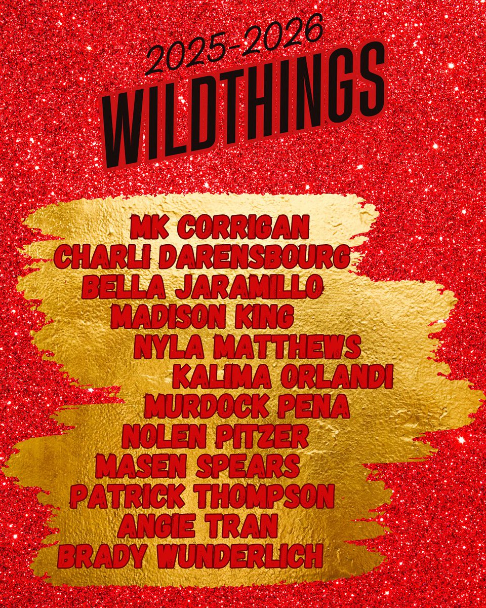 CyWoods212's tweet photo. Congratulations to our 25-26 Wildthings!!  🎉🎉🎉 https://t.co/Aes5VwciVd