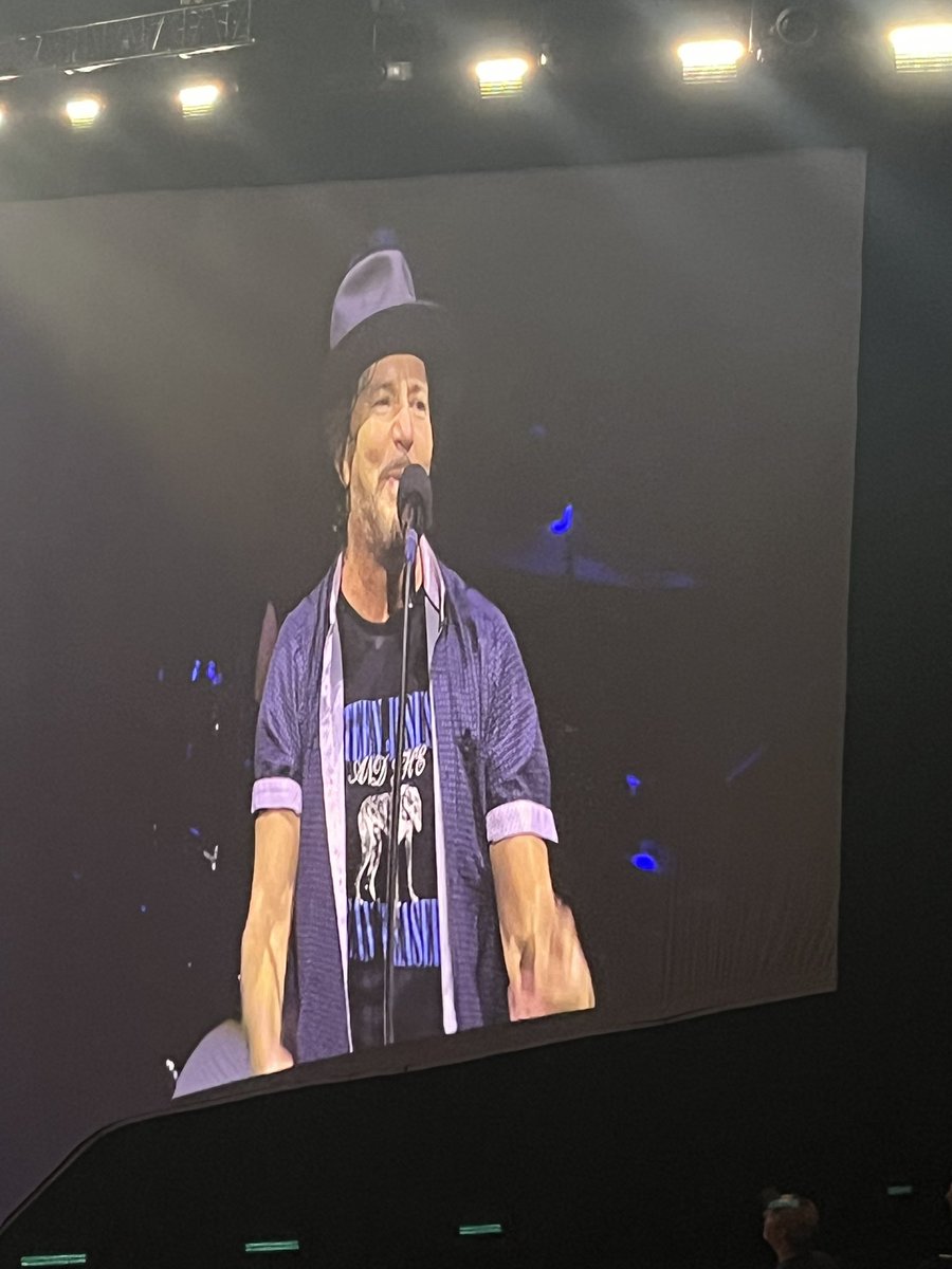 I just want to be an ounce as cool as Eddie Vedder is