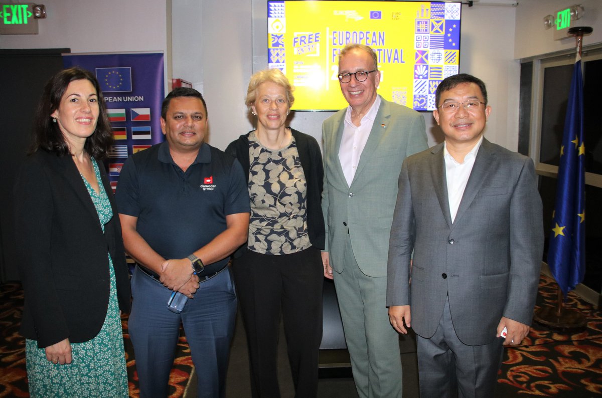 AvaneeshRaman's tweet photo. #Grateful to @GermanyPacific @EUPasifika for sharing my blog on #EuroFestPacific. #Findoutmore in my blog: https://t.co/jFshUksd7i @DamodarCinemas  @BPlinkertEU @julielesaos @andreasprothma2 @ambafrancefj https://t.co/l2pos0HMSv