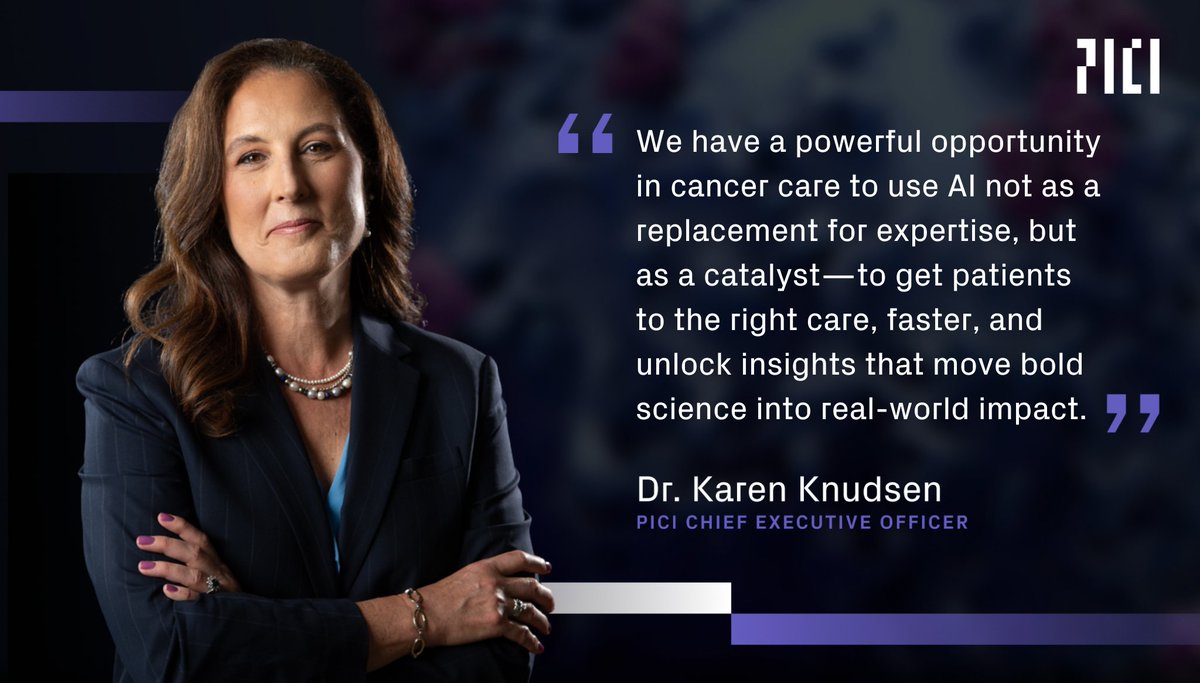 Parker Institute for Cancer Immunotherapy (@parkerici) on Twitter photo AI is reshaping cancer care—but only if it delivers for patients.
At #STATBreakthroughWest, PICI CEO <a href="/DrKarenKnudsen/">Karen Knudsen, MBA PhD</a> joined <a href="/ASCO/">ASCO</a>, <a href="/MassGenBrigham/">Mass General Brigham</a> and <a href="/statnews/">STAT</a> to discuss how AI must move from hype to real-world impact. <a href="/CliffordHudis/">Clifford Hudis</a>, <a href="/dbittermanmd/">Danielle Bitterman, MD</a>, <a href="/angRchen/">Angus Rohan Chen</a> (1/3) AI is reshaping cancer care—but only if it delivers for patients.
At #STATBreakthroughWest, PICI CEO <a href="/DrKarenKnudsen/">Karen Knudsen, MBA PhD</a> joined <a href="/ASCO/">ASCO</a>, <a href="/MassGenBrigham/">Mass General Brigham</a> and <a href="/statnews/">STAT</a> to discuss how AI must move from hype to real-world impact. <a href="/CliffordHudis/">Clifford Hudis</a>, <a href="/dbittermanmd/">Danielle Bitterman, MD</a>, <a href="/angRchen/">Angus Rohan Chen</a> (1/3)