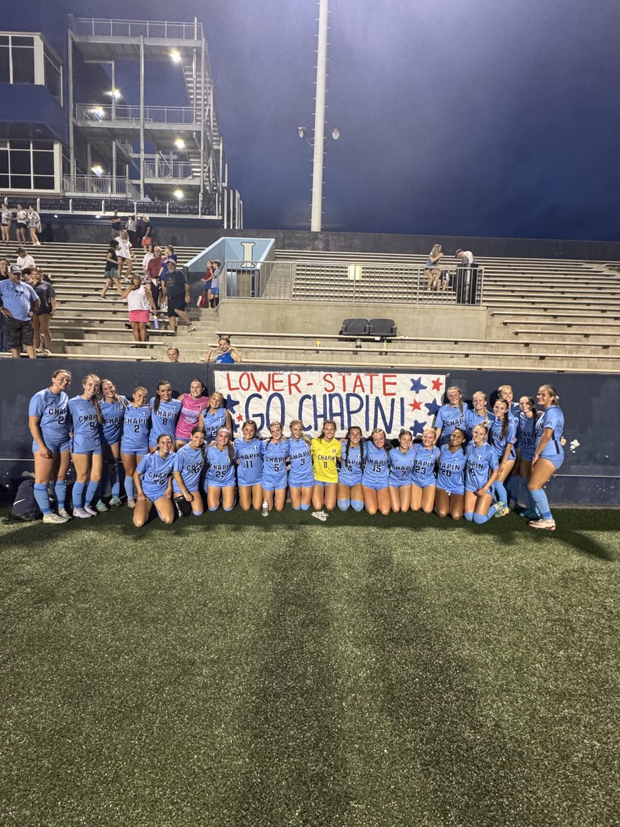 What a night! 8-0 victory against West Florence to advance to the State Championship on Sat. May 24 at 3pm at Memorial Stadium. 1 more. #CHS #unfinished
