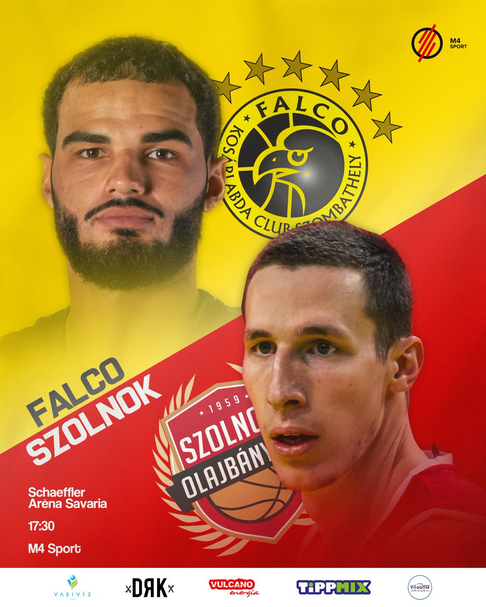 Falco-Vulcano Energia KC Szombathely (@falco_kc) on Twitter photo MECCSNAP❗️
Kezdődik a finálé! 😤
🆚 NHSZ-Szolnoki Olajbányász
📍 Schaeffler Aréna Savaria
⏰ 17:30
🇭🇺 Döntő, 1. meccs
📺 M4 Sport
#FalcoKC #együtt #family #meccsnap MECCSNAP❗️
Kezdődik a finálé! 😤
🆚 NHSZ-Szolnoki Olajbányász
📍 Schaeffler Aréna Savaria
⏰ 17:30
🇭🇺 Döntő, 1. meccs
📺 M4 Sport
#FalcoKC #együtt #family #meccsnap