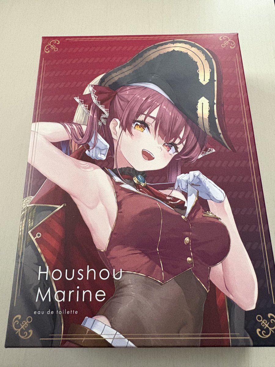 船長の香水届いた！
絵良すぎ✨