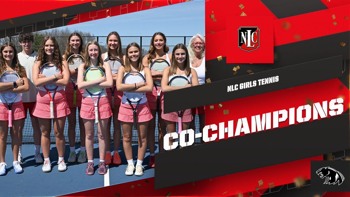 Congratulations to the Girls Tennis Team for their NLC Tournament Championship! With their combined efforts in the tournament they were able to claim a share of the NLC Season Title‼️